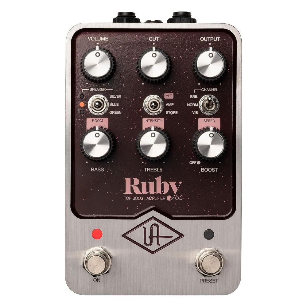 Universal Audio UAFX Ruby 63 Top Boost Amplifier Pedal